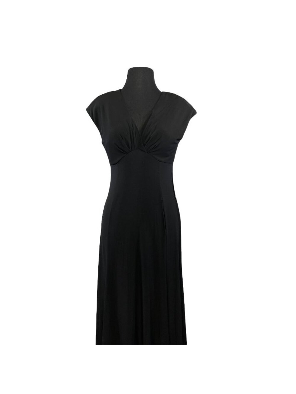 Jones New York Womens Size 6 Sleeveless Black Maxi Dress New With Tags